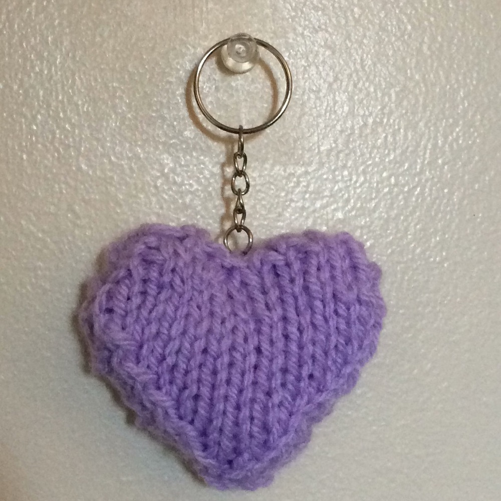 COPY - 💜 Heart Shaped Keychain 💜
